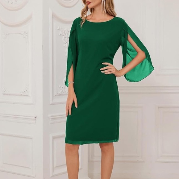 Grace Karin Dresses & Skirts - GRACE KARIN Womens Chiffon Dress Flutter Sleeve Party Cocktail Dress Size 16